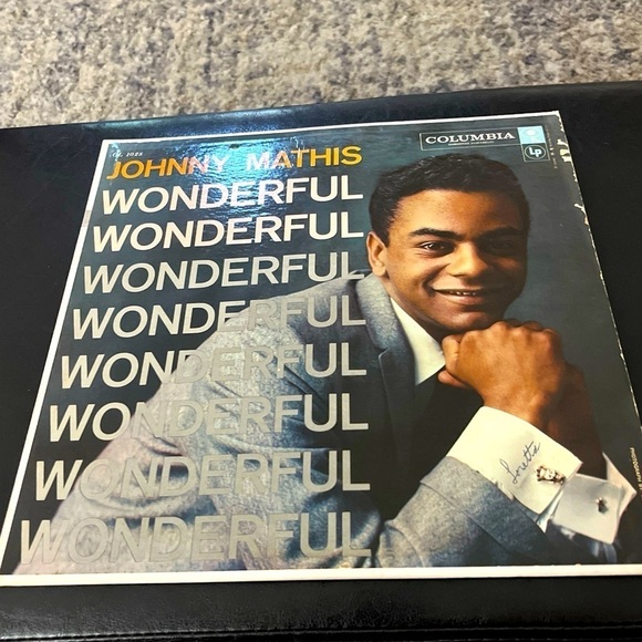 Johnny Mathis- Wonderful Wonderful- vintage vinyl record from 1957